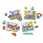 Дървен пъзел Melissa&Doug Превозни средства 40133