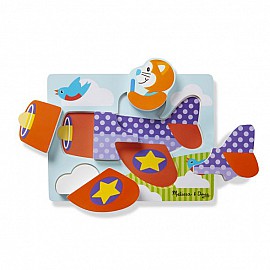 Дървен пъзел Melissa&Doug Превозни средства 40133