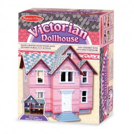 Дървена викторианска къща за кукли Melissa and Doug 3 етажа 12580