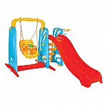 Детска пързалка Pilsan Wavy с люлка 06141