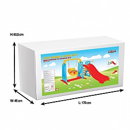 Детска пързалка Pilsan Wavy с люлка 06141