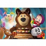 Детски пъзел Lisciani MAXIFLOOR Маша и мечокът 2х12ч. 86115