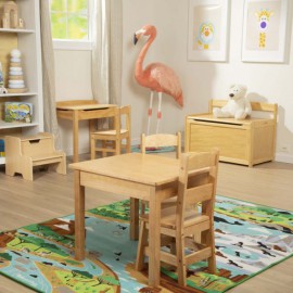 Детско дървено бюро и стол Melissa&Doug бук 40230