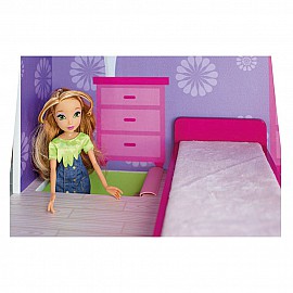 Kъща на три етажа за кукли с обзавеждане, Прованс