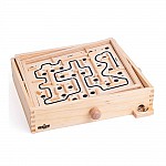 Игра, лабиринт с топче