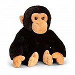 Keel Toys, Шимпанзе, екологична плюшена играчка от серията Keeleco, 18 см
