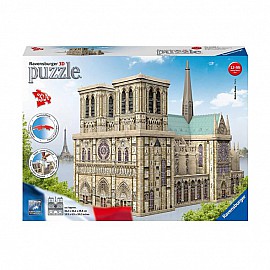 Пъзел 3D Ravensburger Катедралата Нотр Дам 324ч.