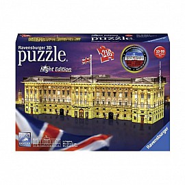Пъзел 3D Ravensburger с LED светлини Бъкингамският дворец 216 ч.