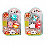 Комплект Бебешки гумени играчки Raya Toys Животни, 3 броя
