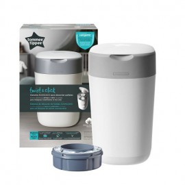 Хигиенен кош за памперси Tommee Tippee Twist&Click бял TT.0153