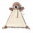 Плюшена играчка Babyono с клипс за залъгалка Маги 739
