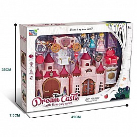 Игрален комплект Raya Toys Замък с фигури, музика и светлини