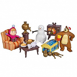 Игрален сет Simba Masha and the bear Зимната къща на мечока 109301023