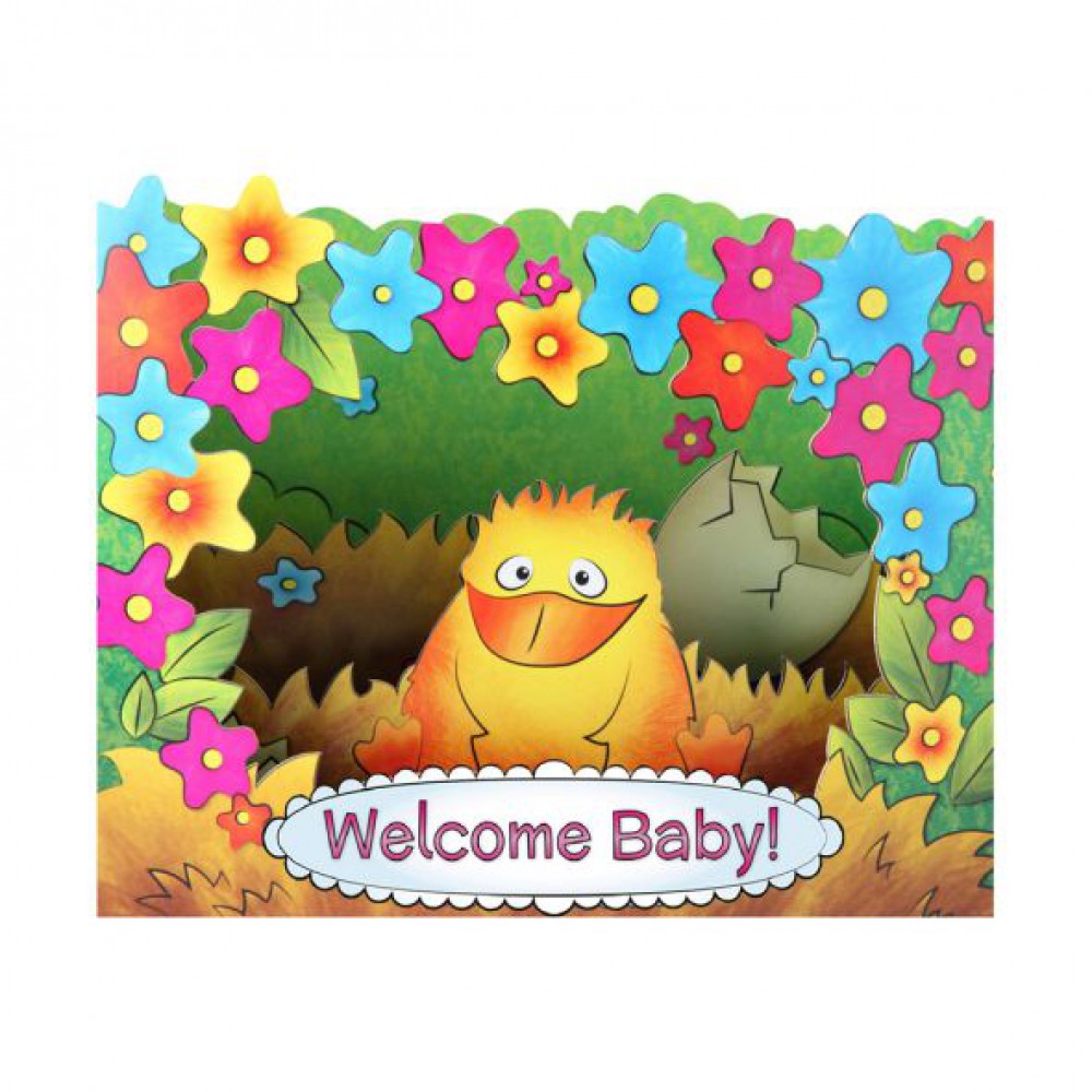 Картичка Gespaensterwald 3D Welcome Baby