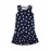 Детска лятна рокля MINOTI синя на бели точки Размер 98-152 см