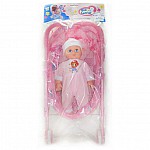 Количка за кукли с бебе Raya Toys 24881G