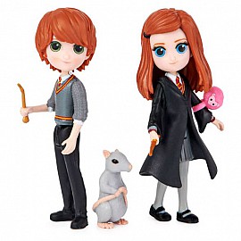 Комплект фигури Spin Master Harry Potter Wizarding World Ron and Ginny Weasley