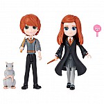 Комплект фигури Spin Master Harry Potter Wizarding World Ron and Ginny Weasley