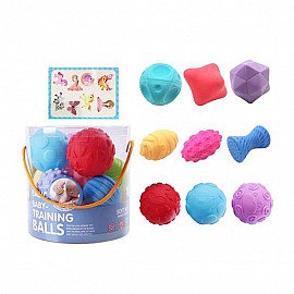 Комплект гумени играчки Raya Toys 9 броя XC2044-1