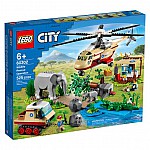 Конструктор LEGO City Спасителна операция в дивата природа 60302