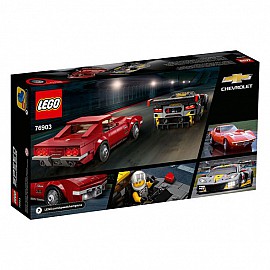 Конструктор LEGO Speed Champions Chevrolet Corvette C8.R и 1968 76903