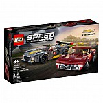 Конструктор LEGO Speed Champions Chevrolet Corvette C8.R и 1968 76903