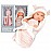 Кукла бебе Raya Toys Baby So Lovely Новородено с играчка Розов 25 см