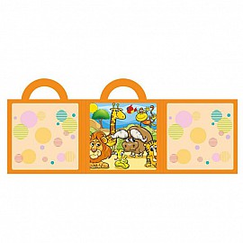 Магнитен пъзел Raya Toys Парк с животни 40 части