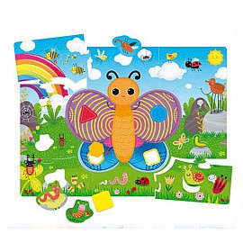 Бебешки пъзел Lisciani CAROTINA BABY plus Форми и цветове 72156