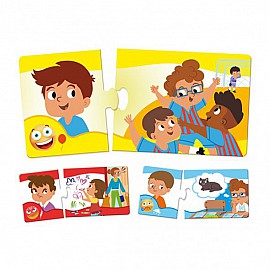 Бебешки пъзел Lisciani CAROTINA BABY plus Първи емоции 72170