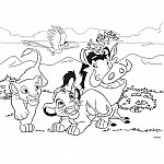 Детски пъзел Lisciani SUPERMAXI LION KING 24ч. 74105