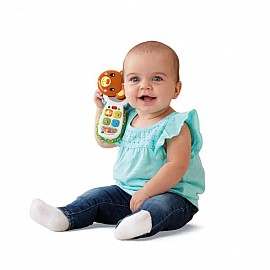 Бебешки музикален телефон VTech син