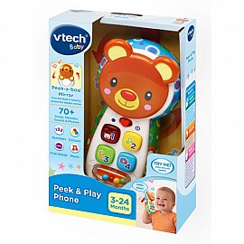 Бебешки музикален телефон VTech син