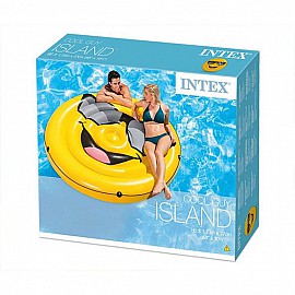 Надуваем остров INTEX Емотикон 173х27 см