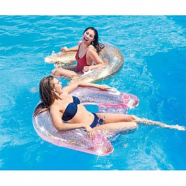 Надуваемо кресло INTEX Sit 'N Floats с брокат Асортимент