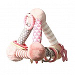 Образователна играчка Babyono Tiny Yoga пирамида розова 898/01