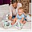 Образователна играчка Babyono Tiny Yoga пирамида розова 898/01