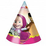 Парти шапки Procos Masha and The Bear 6 бр.