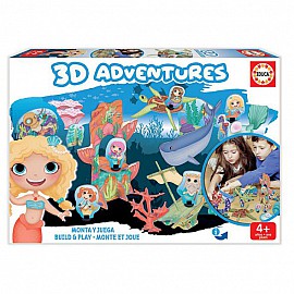 Пъзел Educa 3D Приключение с русалки 18230