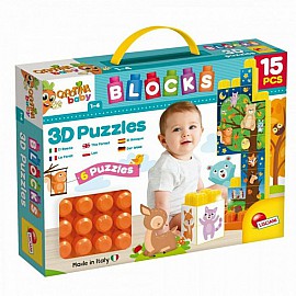 Пъзел в кутия Lisciani CAROTINA BABY 3D ферма 79957