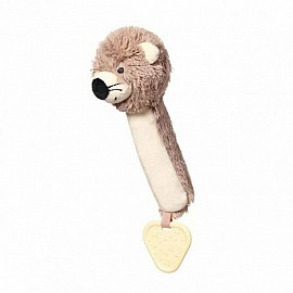 Плюшена играчка Babyono Писукаща с гризалка Маги 738