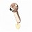 Плюшена играчка Babyono Писукаща с гризалка Маги 738