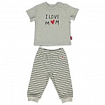 Пижама Bebetto I LOVE MUM 6-18м. F1131