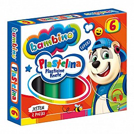 Пластилин Majewski Bambino 6 цвята