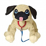 Плюшен любимец Peppy Pets за разходка навън - кученце Мопс