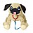 Плюшен любимец Peppy Pets за разходка навън - кученце Мопс