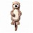 Плюшена играчка Babyono Маги с дрънкалка 737