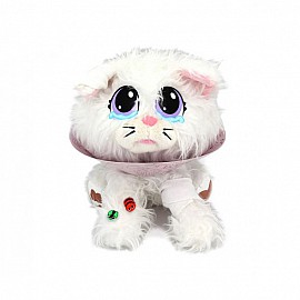 Плюшена играчка Rescue Runts Спаси мъничето Коте Snowball