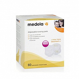 Подплънки за кърма Medela 60 бр - еднократни