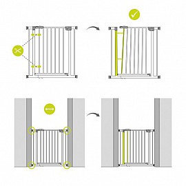 Предпазна преграда Autoclose N Stop 2 White